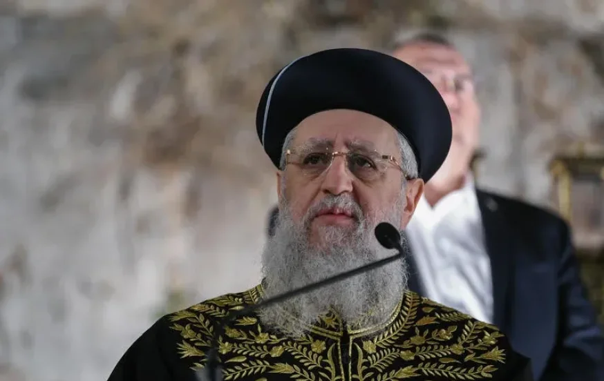 הראשון לציון בקריאה נרגשת: "להכפיל את כוח התפילה למען עם ישראל" הראשון לציון בקריאה נרגשת: "להכפיל את כוח התפילה למען עם ישראל"