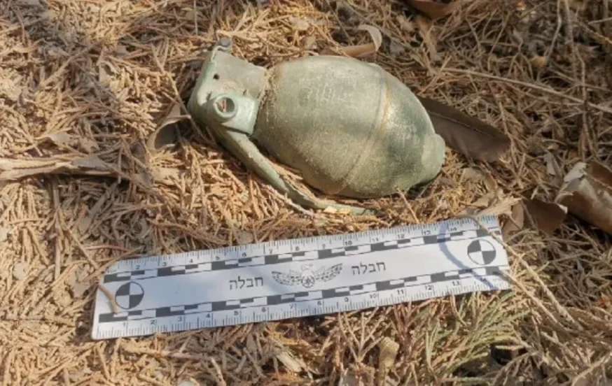שנתיים אחרי הטבח: רימון רסס של מחבלי חמאס נמצא סמוך לאופקים