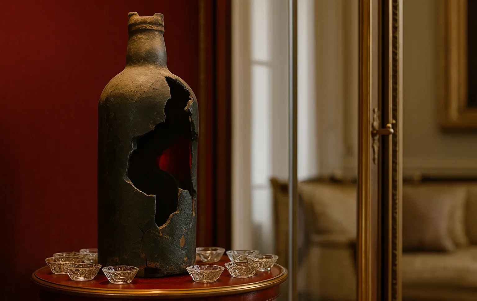 הכלי השבור בוויטרינה של המיליונר