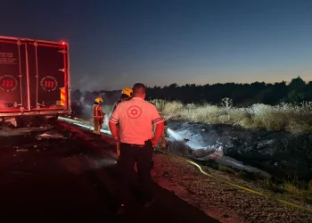 תוך שניות הכול נשרף: נהג נהרג בתאונה קשה בכביש 2