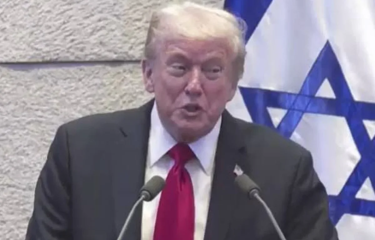 "יום של שחר חדש": טראמפ בכנסת, נתניהו מודה והאומות מוחאות כפיים לשלום