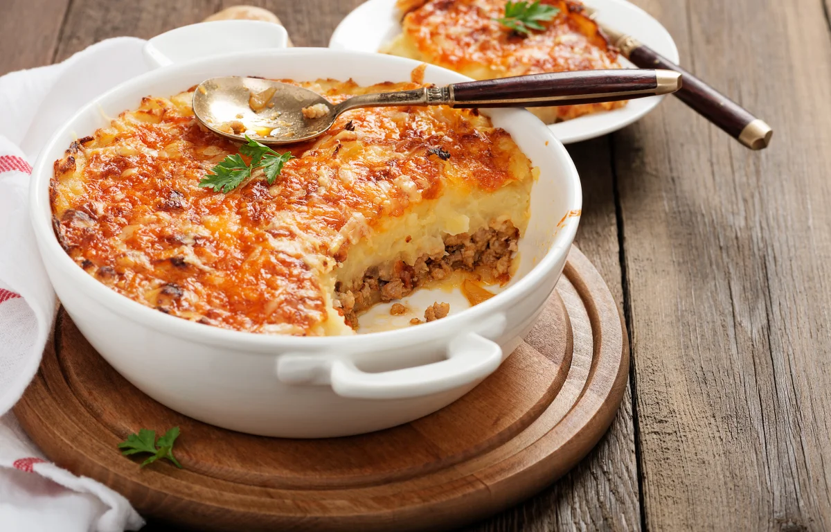 פשטידת תפוחי אדמה עם בשר