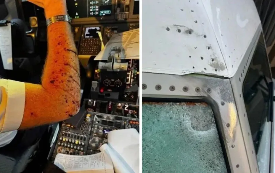 בהלת גובה: שמשת הטייס נשברה בטיסה של יונייטד איירליינס בגובה 36 אלף רגל