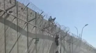 תיעוד מהגבול: שב"חים מטפסים על הגדר - באור יום וללא חשש