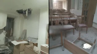 טיל רוסי פגע ישירות בבית הכנסת המרכזי בחרסון - רב העיר ניצל בנס