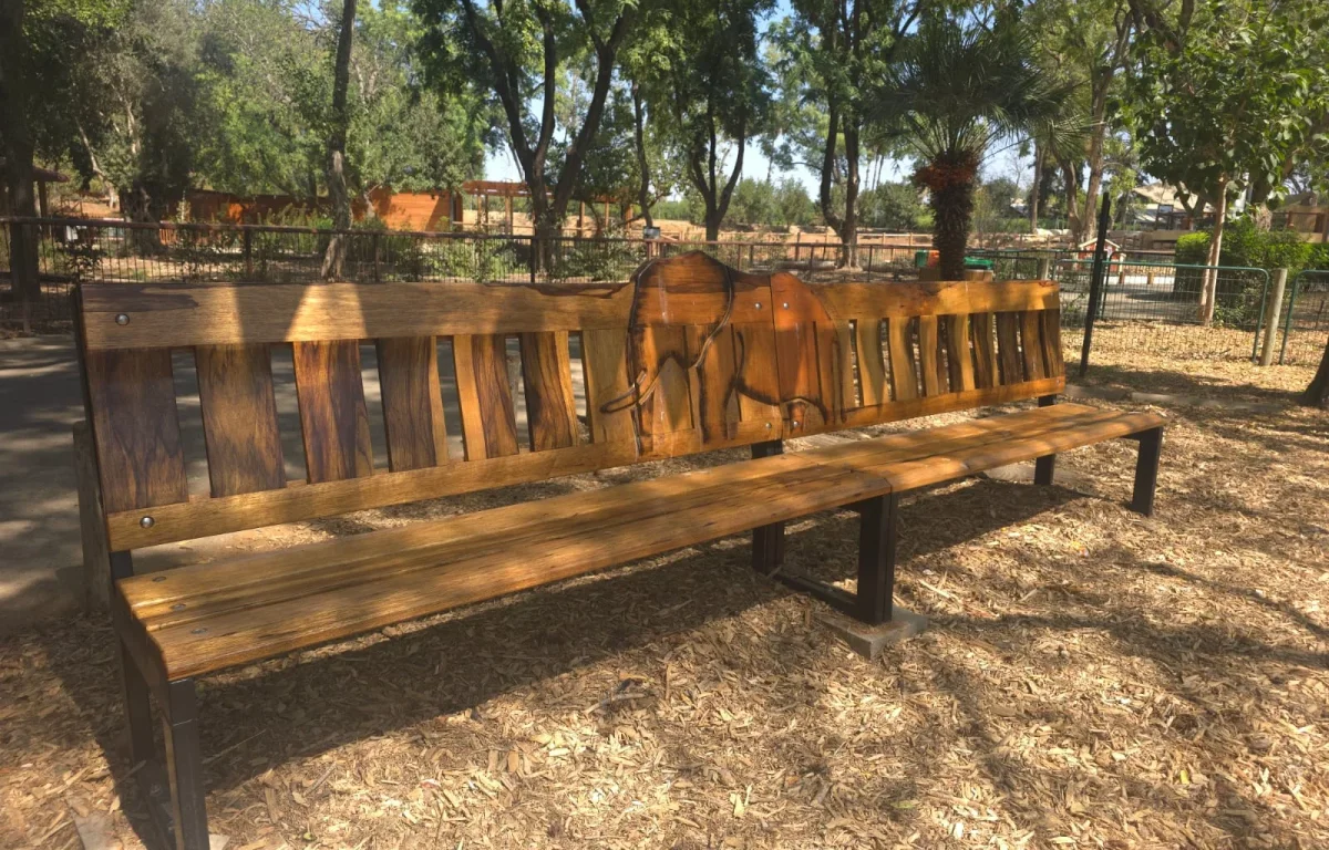 הספסלים בספארי לזכרם של כפיר ואריאל ביבס הי"ד הספסלים בספארי לזכרם של כפיר ואריאל ביבס הי"ד