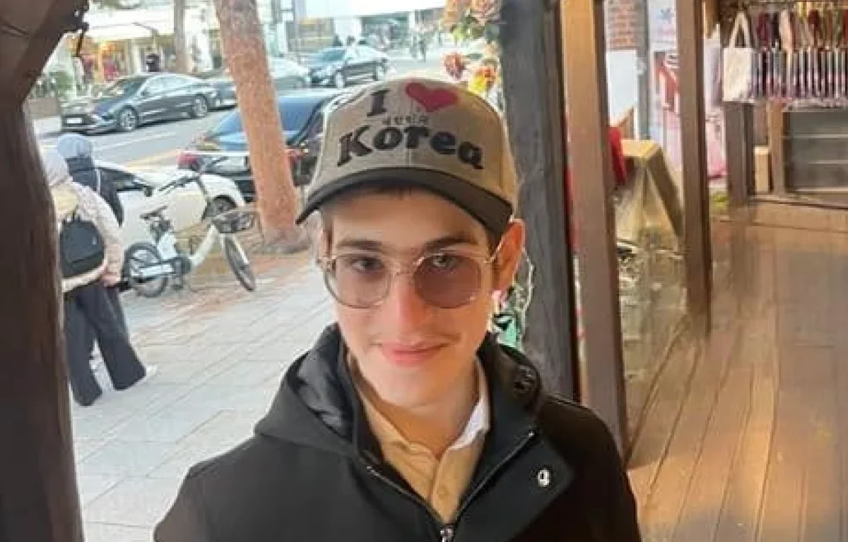 הותר לפרסום: הבחור מנחם מנדל ליצמן ז"ל, בנו של שליח חב"ד לדרום קוריאה, נהרג במהלך עצרת המחאה