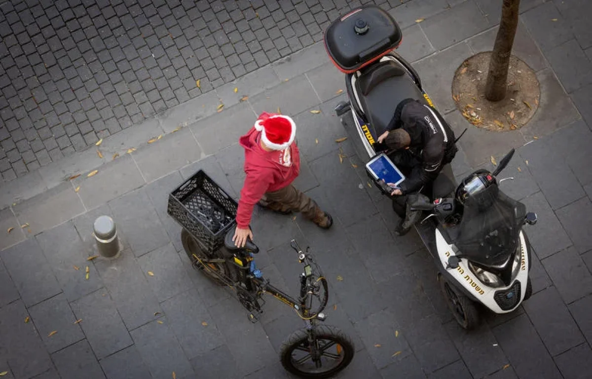 סיירת האופנועים של המשטרה במבצע אכיפה נרחב בגוש דן