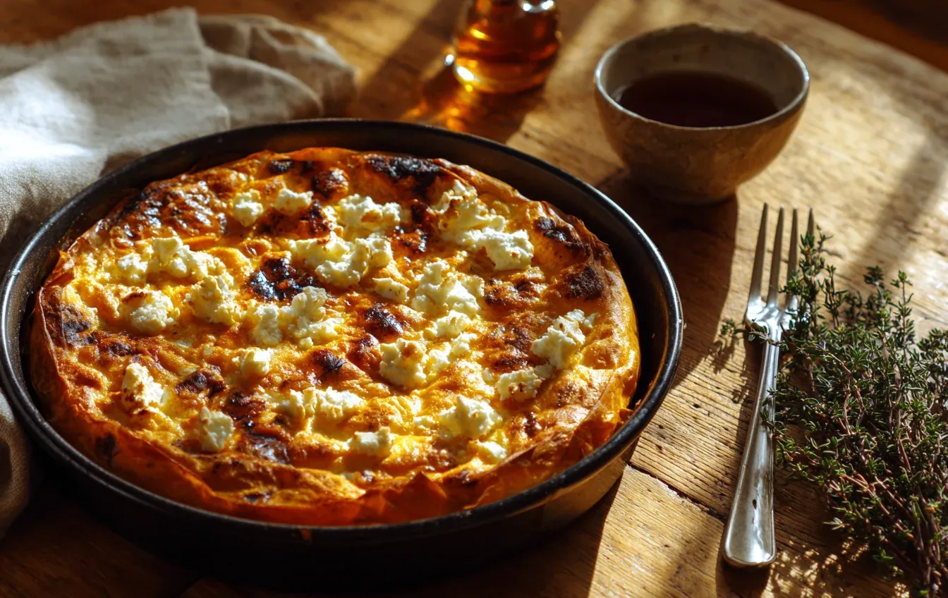 לקראת סוף שבוע חורפי: מאפה בטטה ופטה שיחמם לכם את הלב לקראת סוף שבוע חורפי: מאפה בטטה ופטה שיחמם לכם את הלב