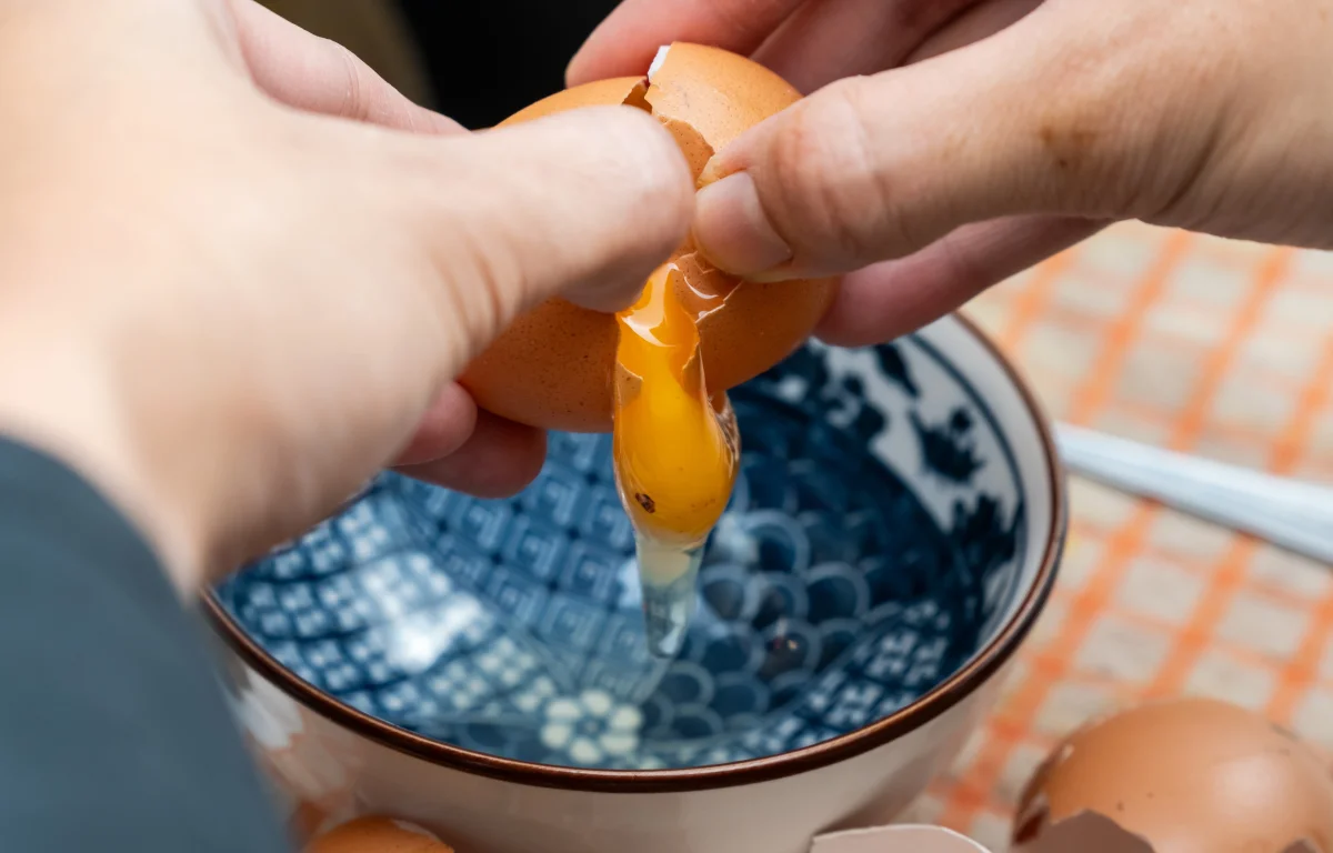 אחת ולתמיד: מה פשר הכתם האדום שמופיע לעיתים בביצים, ומהי עמדת ההלכה לגביו?