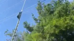 תיעוד שלא רואים כל יום: מסוק עם 10 מסורים טס ליד חוטי חשמל חיים