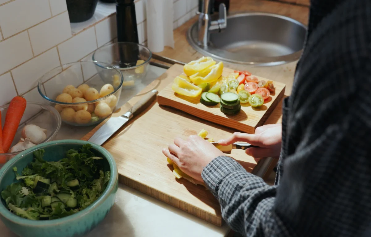 הכנת סלטים מראש