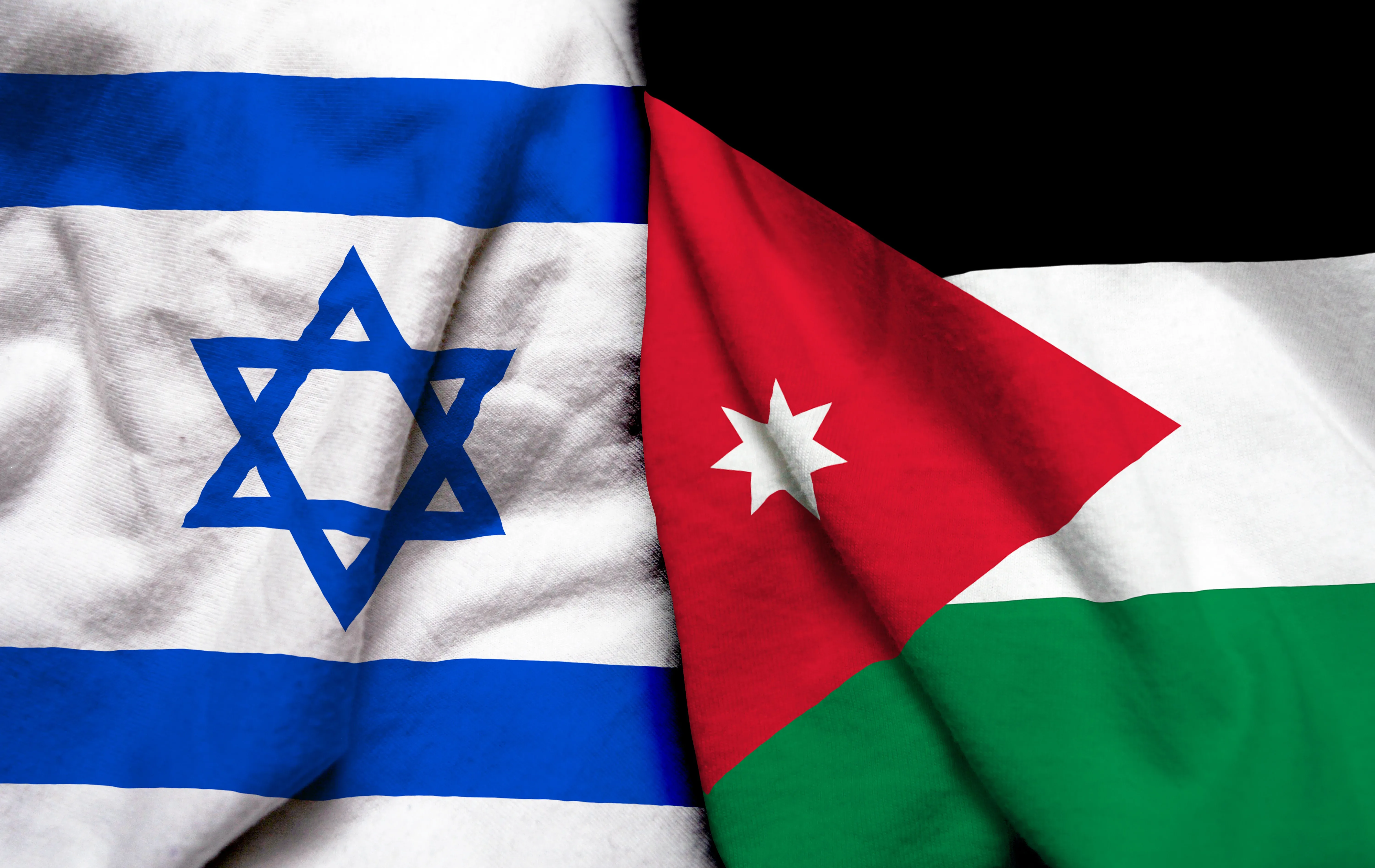 דגל ישראל וירדן