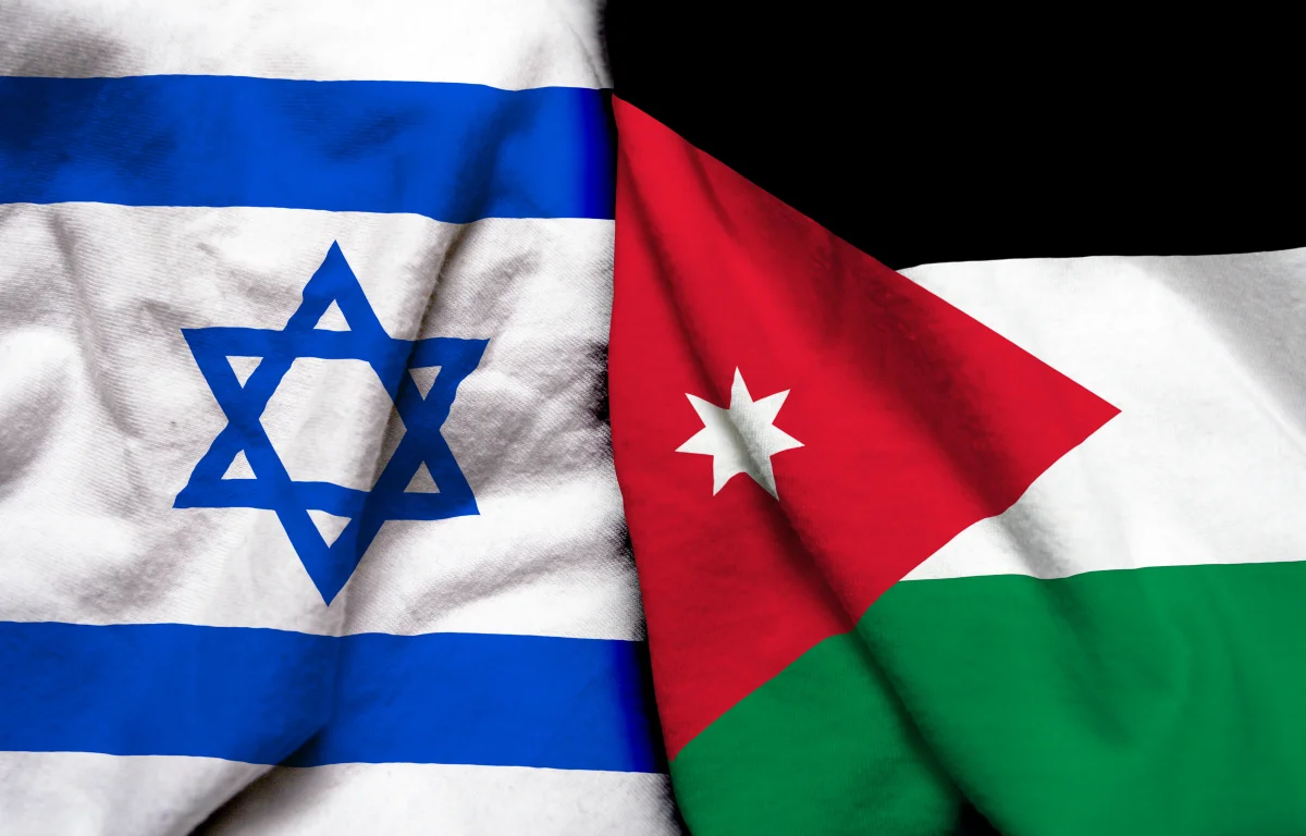 דגל ישראל וירדן