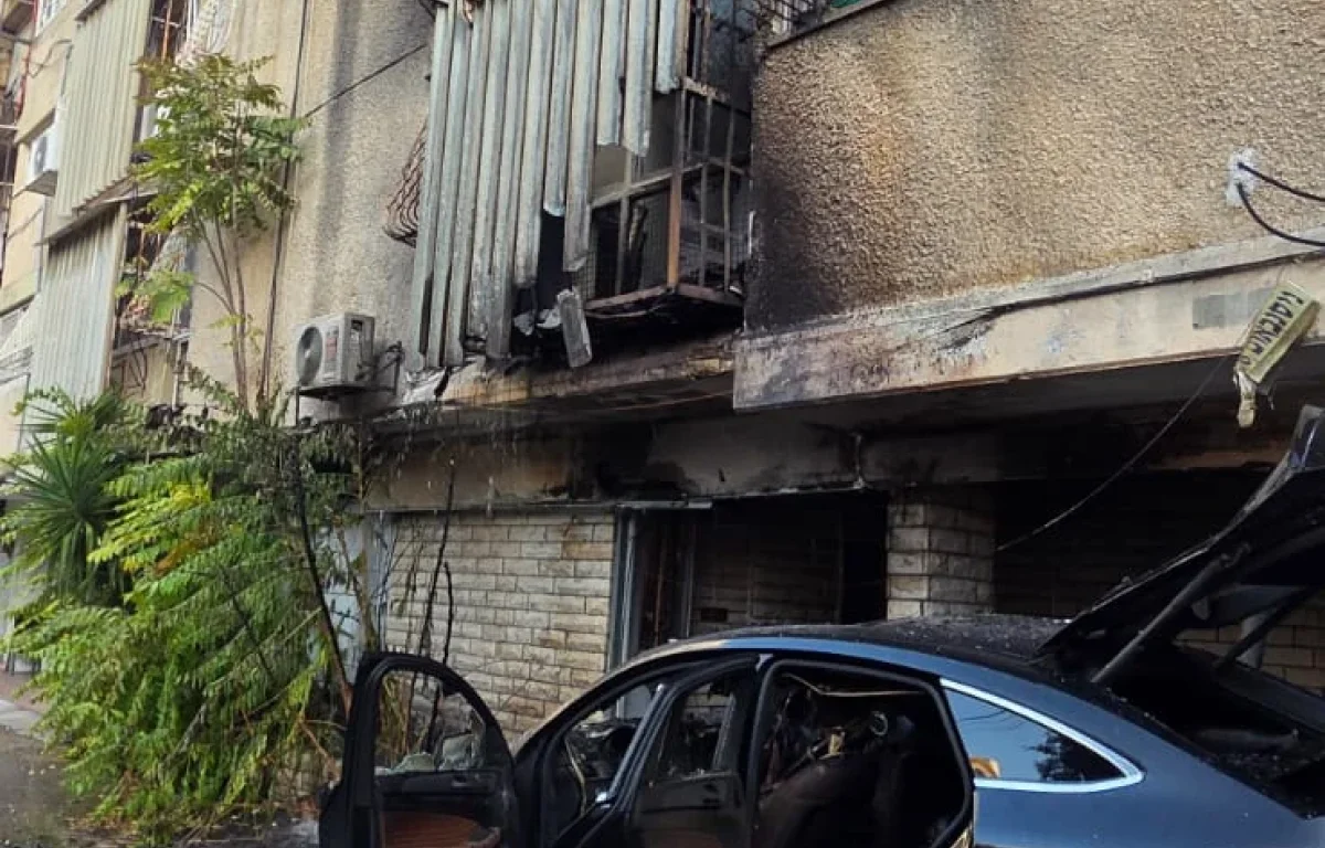 חשד להצתה: תינוק ושלושה מבוגרים חולצו משריפה בחיפה