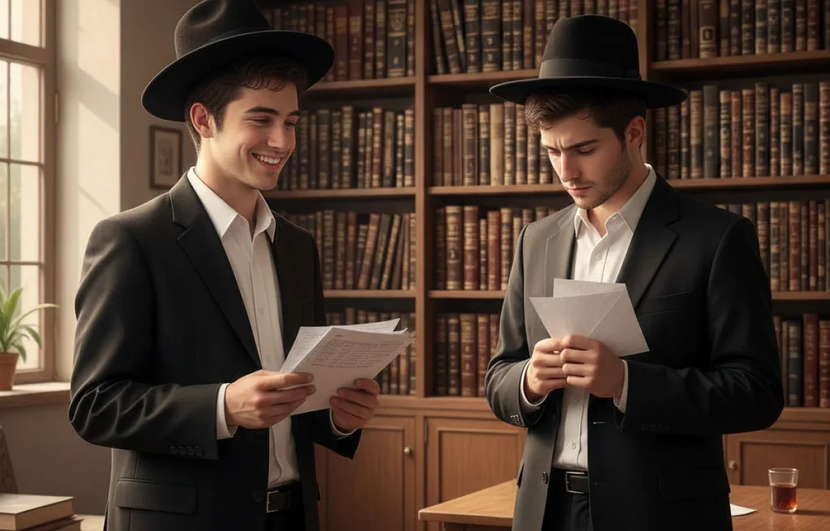 שני אחים נבחנו באותו יום והרב גרוסמן עצר את התוצאה