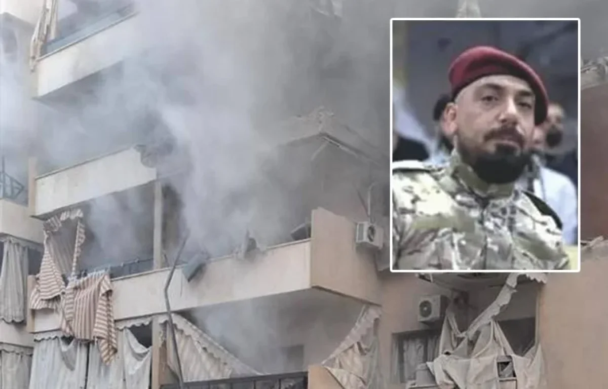 עשן מיתמר מעל שכונת מגורים בביירות לאחר תקיפה ישראלית ממוקדת נגד בכיר חיזבאללה