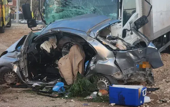 סמוך לים המלח: שני הרוגים בתאונה קטלנית