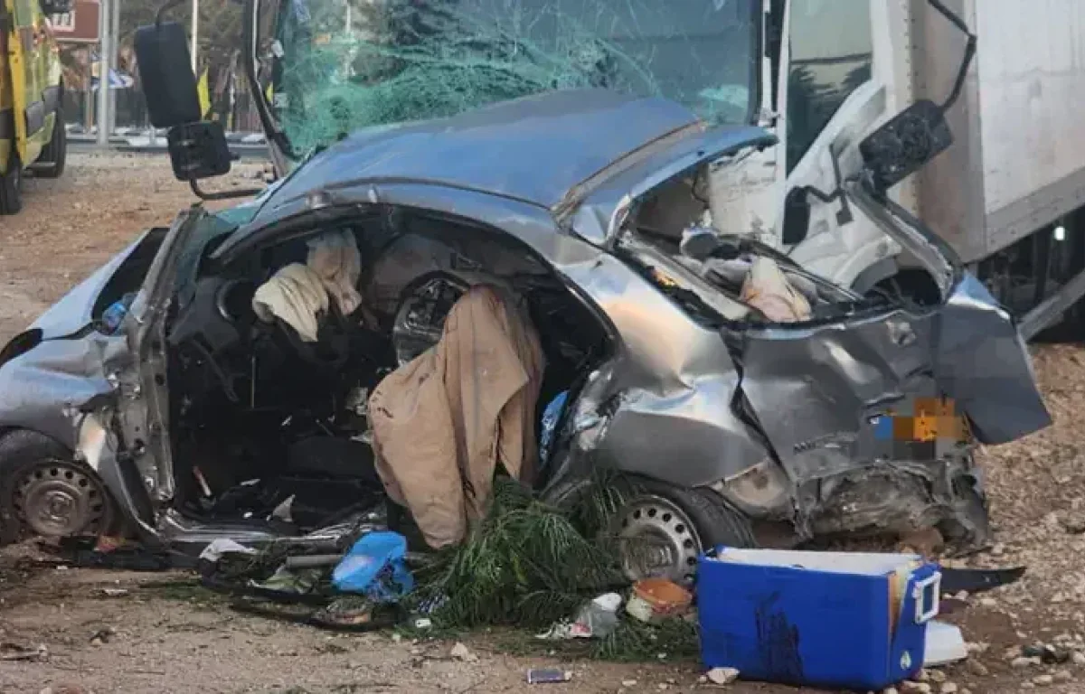 סמוך לים המלח: שני הרוגים בתאונה קטלנית