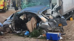 סמוך לים המלח: שני הרוגים בתאונה קטלנית