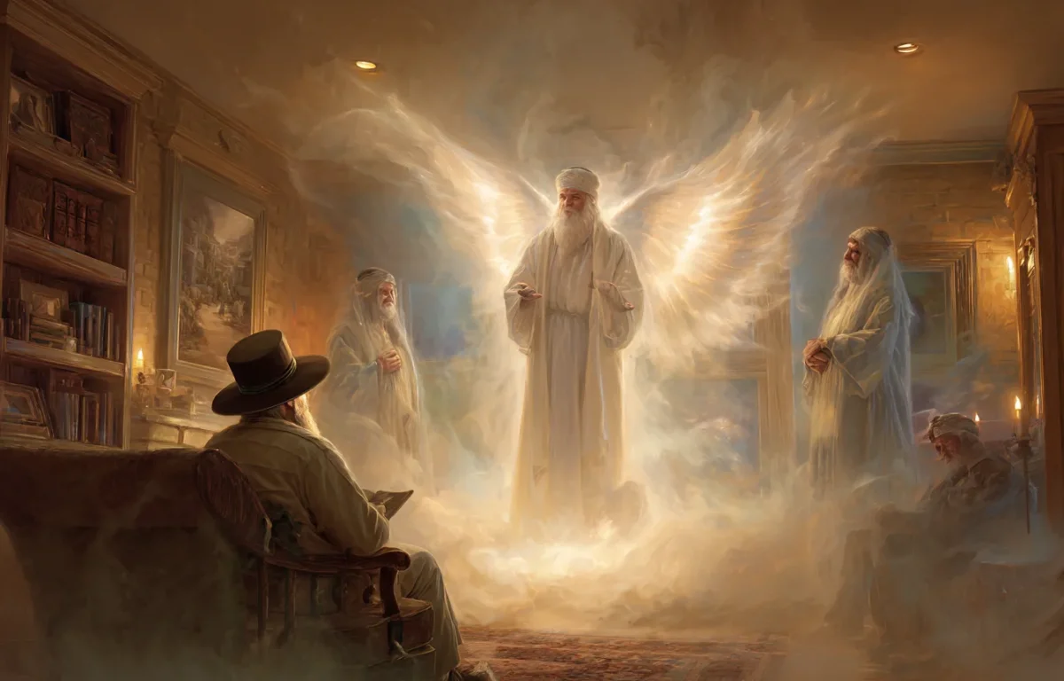 קבוצת מלאכים עמדו בפתח ביתו - והוא לא האמין למה שקרה אחר כך