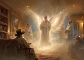 קבוצת מלאכים עמדו בפתח ביתו - והוא לא האמין למה שקרה אחר כך