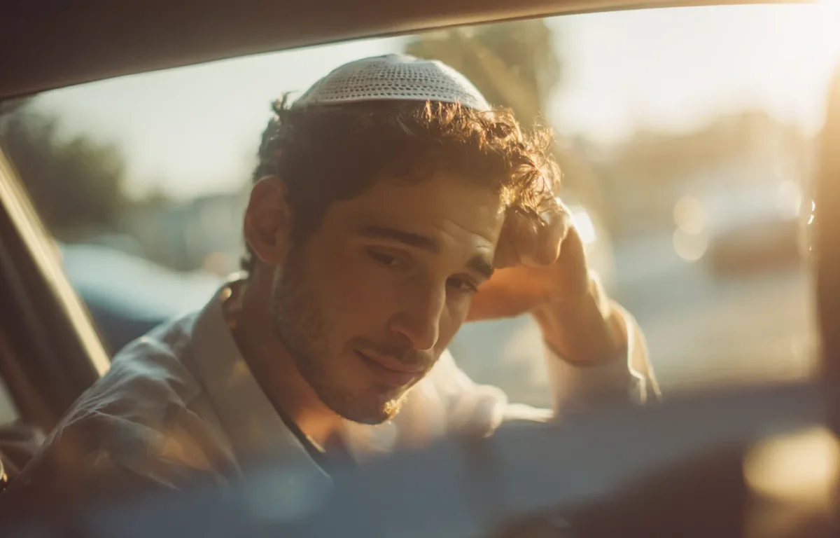 ברגע אחד של פקק, הנשמה התעוררה