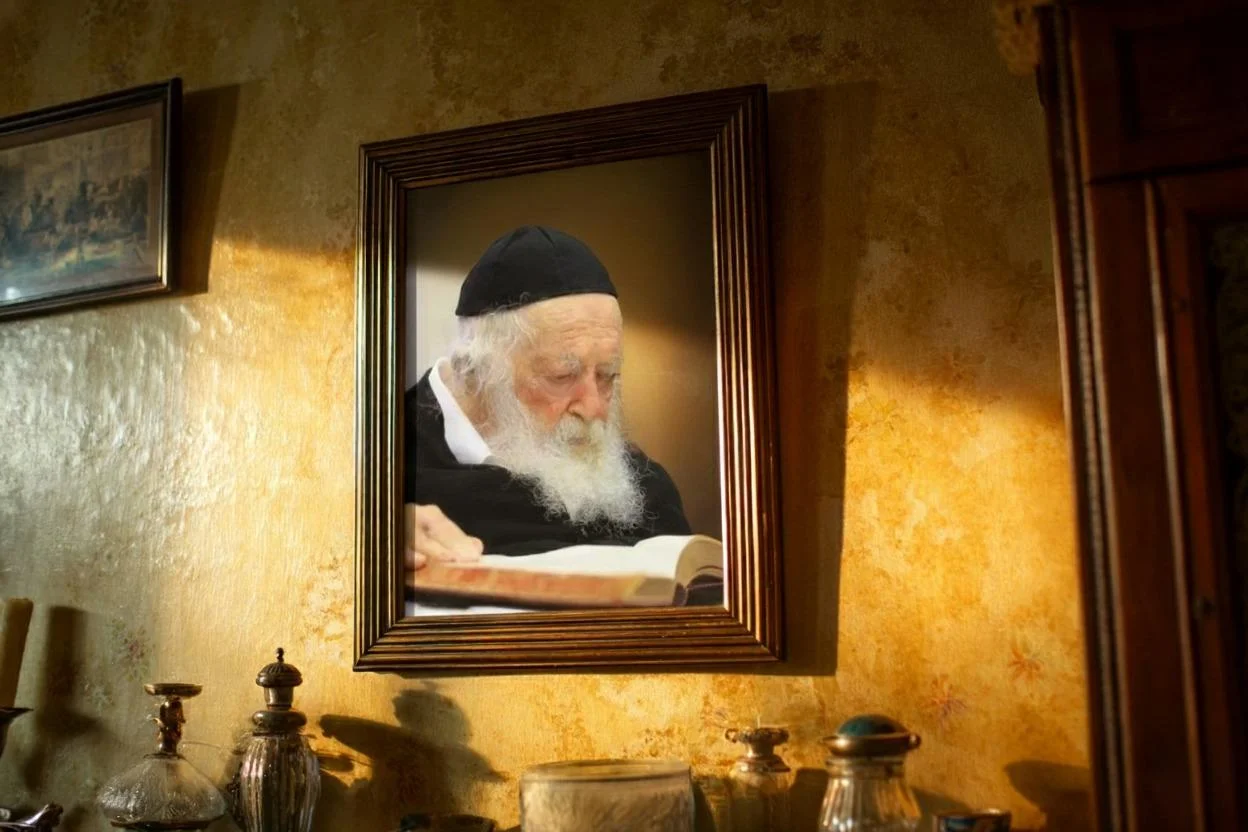 רבי חיים קנייבסקי זצ"ל (צילום: דוד זר)