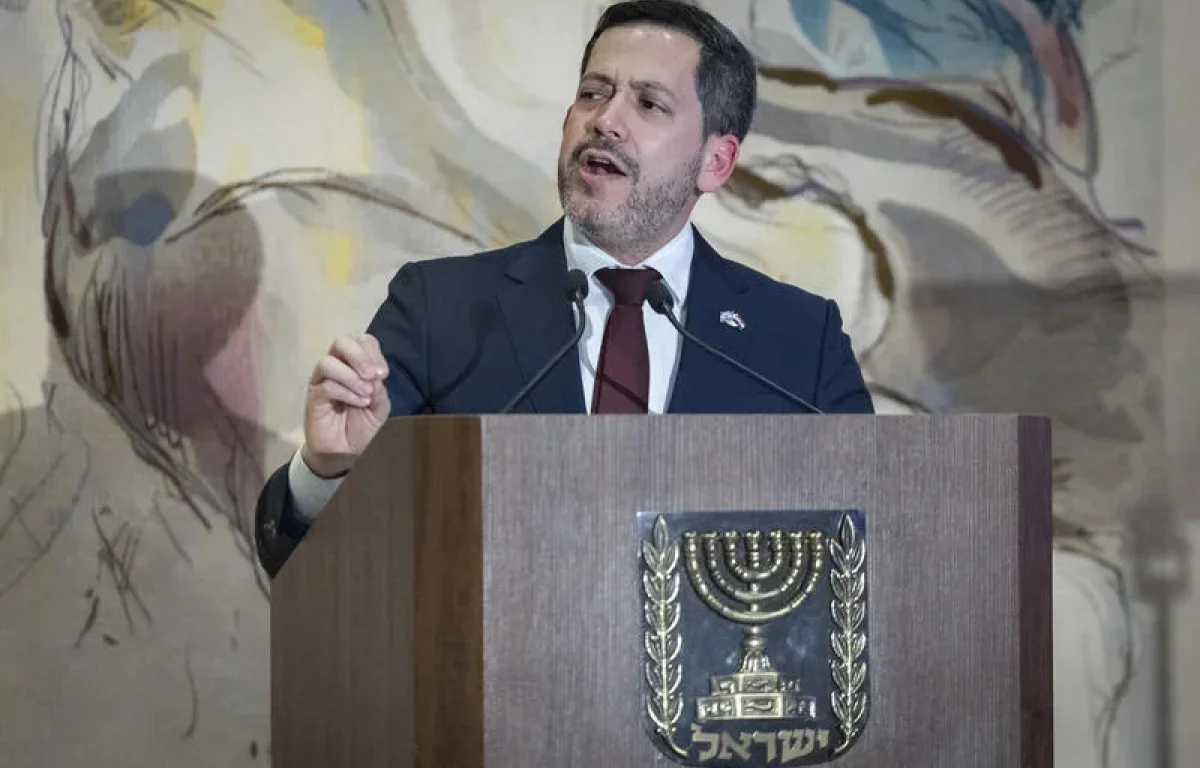 בצל המשפט: יו"ר בית הנבחרים של פרגוואי הגיע לתמוך ברה"מ נתניהו