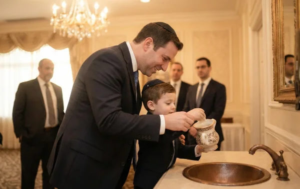 הילד בן השלוש החזיר את מאיר למצווה לראשונה בחייו