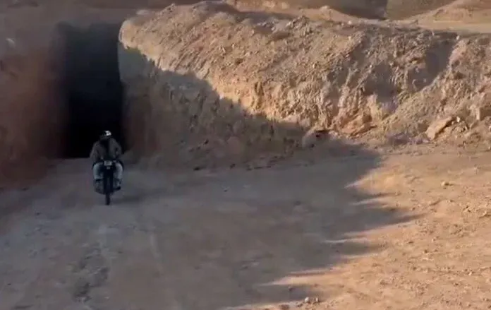 ציר הברחות של איראן? תיעוד חדש חושף מנהרת עצומה מגבול עיראק לסוריה