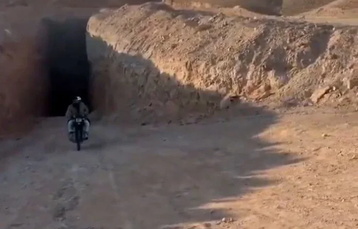 ציר הברחות של איראן? תיעוד חדש חושף מנהרת עצומה מגבול עיראק לסוריה