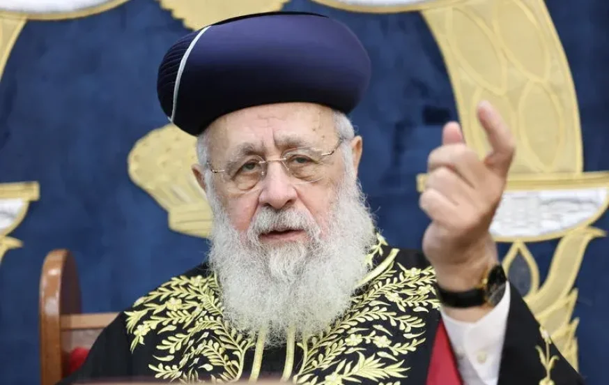 האם צריך להטביל תבנית חד פעמית? הראש"ל הרב יצחק יוסף בפסק הלכה מפתיע