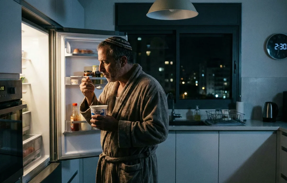 קמים בלילה לחטוף משהו מהמקרר? זה מה שאתם חייבים לדעת קמים בלילה לחטוף משהו מהמקרר? זה מה שאתם חייבים לדעת