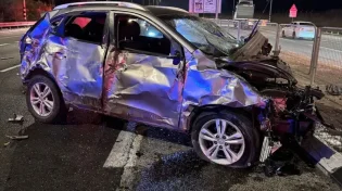 תאונה קשה בצפון: ארבעה נפצעו בהתנגשות בין משאית לשני כלי רכב