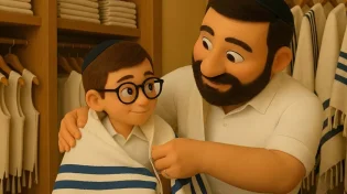 דודי רוצה ציצית כמו של אבא - תראו מה קורה כשהם הולכים לחנות!