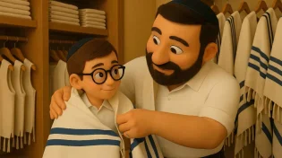 דודי רוצה ציצית כמו של אבא - תראו מה קורה כשהם הולכים לחנות!