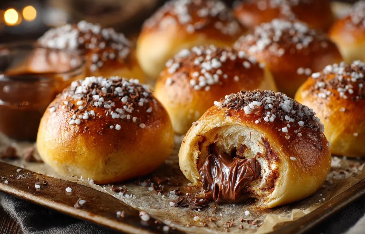 המתכון שחובה להכין בכל בית: לחמניות שמרים במילוי נוטלה