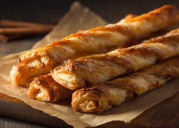 מרשים ובלי מאמץ: מקלות תפוחים וקינמון מבצק עלים