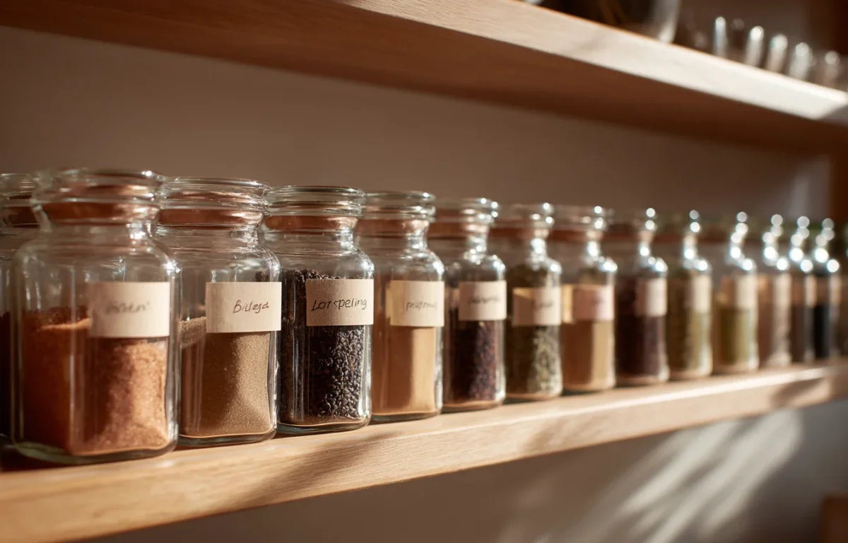 הבישול פתאום מרגיש אחרת: כך מסדרים מדף תבלינים