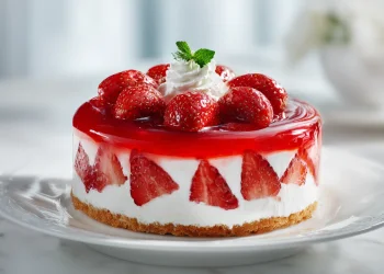 עוגת התותים שמככבת בכל אירוח: נראית מיליון דולר וקלה להכנה