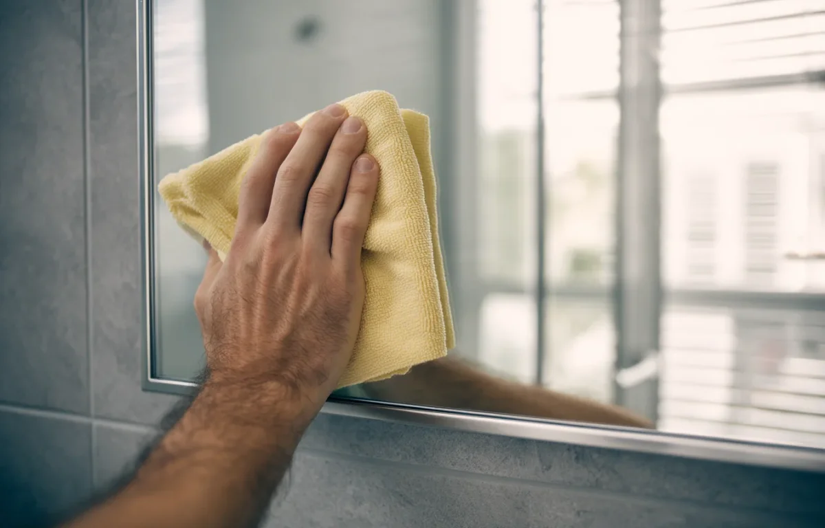 תפסיקו עם הנייר הסופג: כך תנקו את המראה בלי להשאיר סימנים