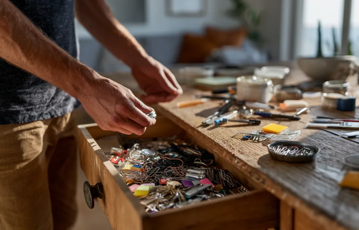 מכירים את המגירה ש'הכל יש שם'? כך תסדרו אותה אחת ולתמיד