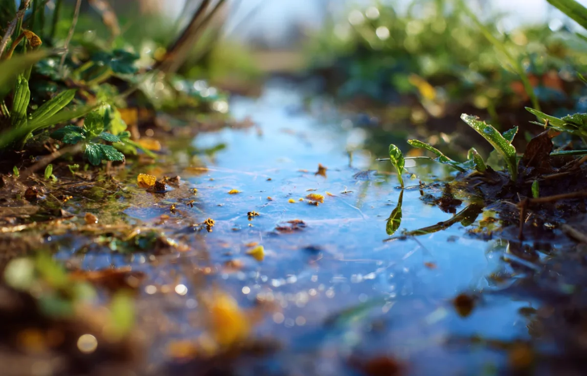 שלולית חורף אחת חושפת סוד מטורף של הבריאה