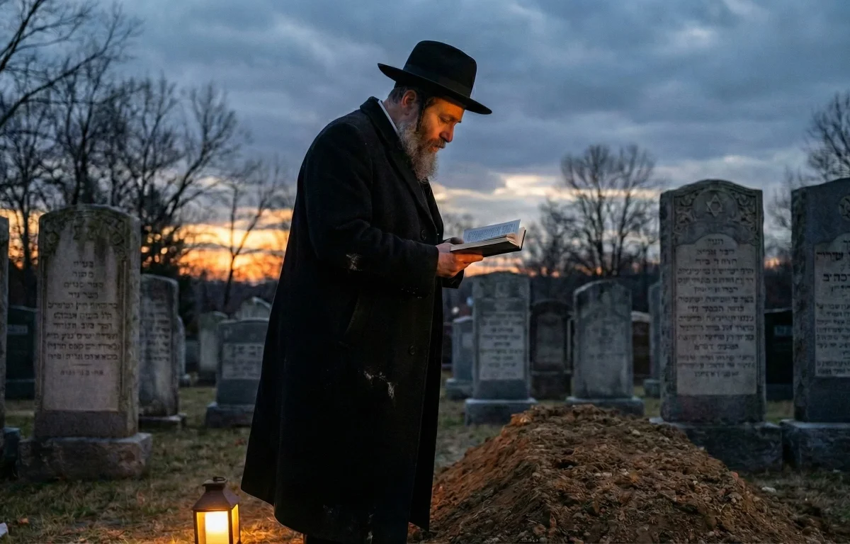 הוא לא האמין מה מחכה לו בבית העלמין שבועיים אחרי האזכרה הוא לא האמין מה מחכה לו בבית העלמין שבועיים אחרי האזכרה