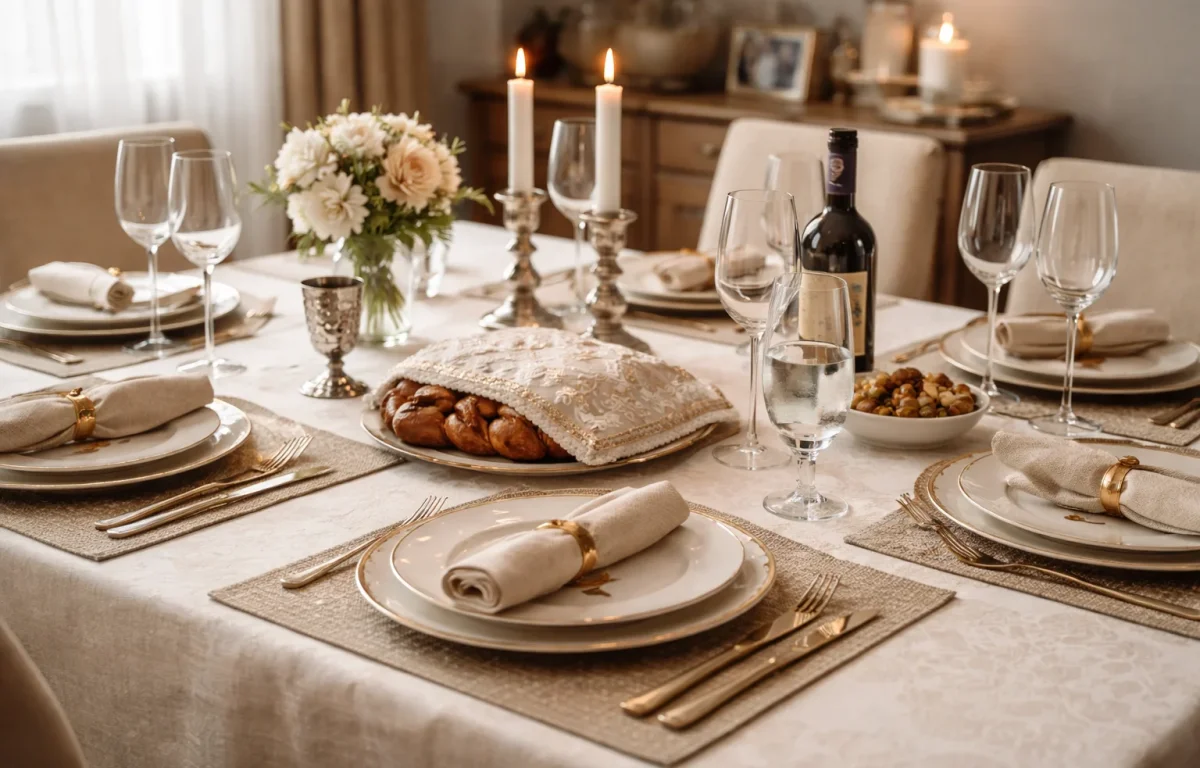 הסוד לעיצוב שולחן שבת מרשים מתחיל מתחת לצלחת הסוד לעיצוב שולחן שבת מרשים מתחיל מתחת לצלחת