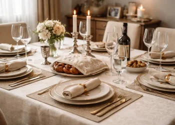 הסוד לעיצוב שולחן שבת מרשים מתחיל מתחת לצלחת הסוד לעיצוב שולחן שבת מרשים מתחיל מתחת לצלחת