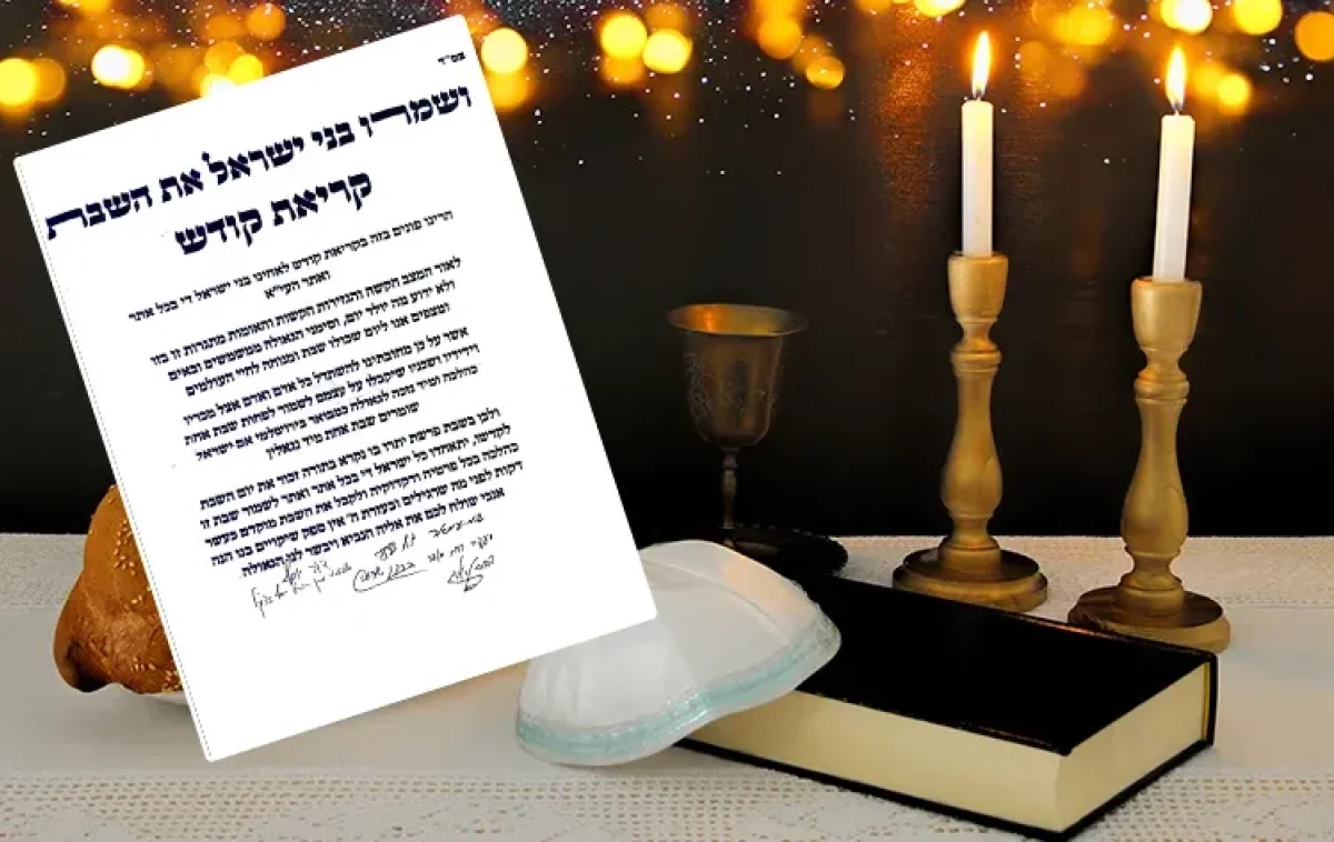 קריאה היסטורית של גדולי הדור: "שבת אחת ומיד נגאלים"