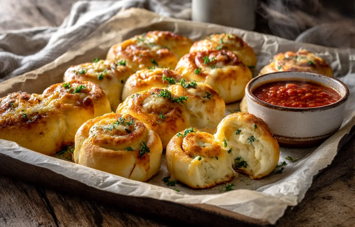 שבלולי חמאת שום ומוצרלה שנעלמים מהשולחן תוך דקות