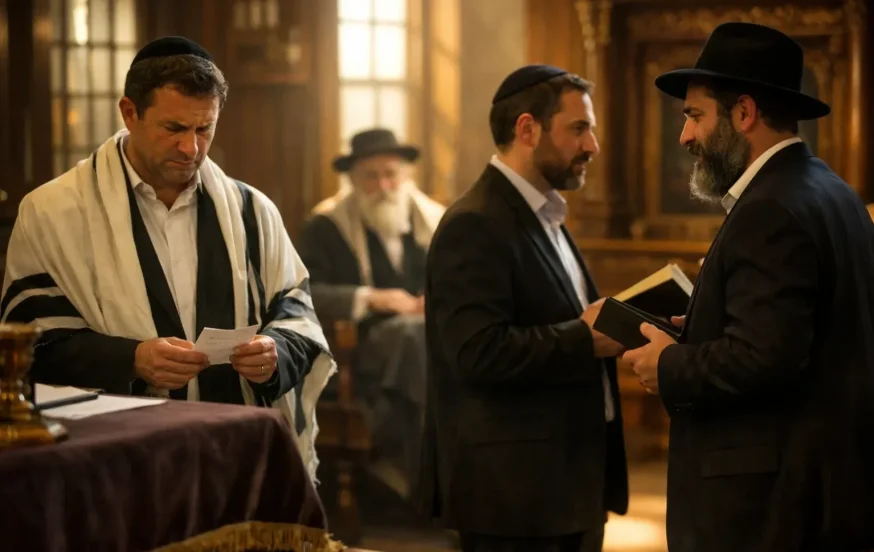 "הגבאי כבר החליט ואז הרב אוירבך הפתיע במילה אחת" "הגבאי כבר החליט ואז הרב אוירבך הפתיע במילה אחת"